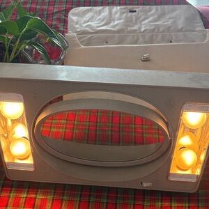 Vintage light pink 2 sided Mirror with Lights